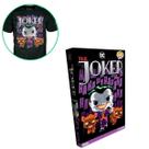 Camiseta funko tees dc batman ''the joker'' preto sm