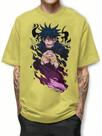 Camiseta Fushiguro Lobos Jujutsu Kaisen 100% Algodao Manga Curta Unissex básica Envio imediato