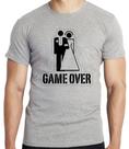 Camiseta Game Over Blusa criança infantil juvenil adulto camisa tamanhos Camiseta Game Over Blusa criança infantil juvenil adulto camisa tamanhos