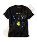 Camiseta Gamer Pac Retro Come Come Arcade - Estampa DTF e Sublimação