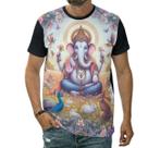 Camiseta Ganesha Divindade Hinduísmo Elefante Shiva Parvati