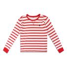 Camiseta GAP Manga Longa Listrada Feminina