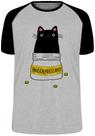 Camiseta Gatinho antidepressivo Blusa Plus Size extra grande adulto ou infantil