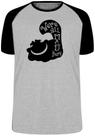 Camiseta Gato Cat preto Blusa Plus Size extra grande adulto ou infantil