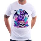 Camiseta Gato Gótico Arte - Foca na Moda