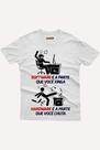 Camiseta Geek Software você Xinga, Hardware você Quebra
