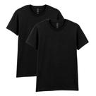 Camiseta Gildan Heavy Cotton para mulheres, pacote com 2 unidades, preta XXL