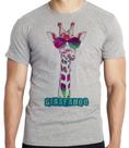 Camiseta Girafando Blusa criança infantil juvenil adulto camisa tamanhos