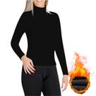 Camiseta Gola Alta Peluciada Feminina Térmica Manga Longa Segunda Pele Ideal Para Inverno