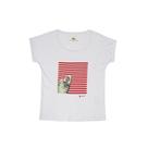 Camiseta Gola Careca Feminina Pistache Biggdesign