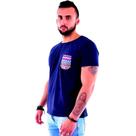 Camiseta Gola Careca Print