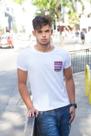 Camiseta Gola Careca Print