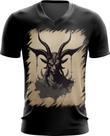 Camiseta Gola V Bafomé Vintage Pentagrama 1