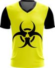 Camiseta Gola V Biohazard Perigo Biológico Stay Away 1