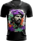 Camiseta Gola V Boina Roxa Soldado Batalhão 6