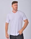 Camiseta Gola V Branca com Elastano - Tamanhos P, M, G, GG Camiseta Gola V Branca com Elastano - Tamanhos P, M, G, GG