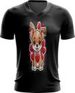 Camiseta Gola V Dia dos Namorados Cachorrinho 4 Camiseta Gola V Dia dos Namorados Cachorrinho 4
