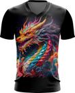 Camiseta Gola V Dragão Chinês Lendário Mito 3