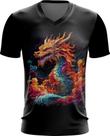 Camiseta Gola V Dragão Chinês Lendário Mito 8