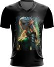 Camiseta Gola V Elfa Linda na Floresta Mágica 5
