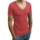 Camiseta Gola V Funda Básica Slim Lisa Manga Curta