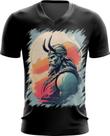 Camiseta Gola V Guerreiro Viking Nórdico Tribo 5 Camiseta Gola V Guerreiro Viking Nórdico Tribo 5