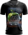 Camiseta Gola V Maçã Musical de Cristal 10