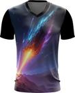 Camiseta Gola V Meteoro Neon Espaço Estrelas Cometa 1