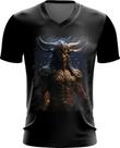 Camiseta Gola V Minotauro Criatura Fera Mitologia 2 Camiseta Gola V Minotauro Criatura Fera Mitologia 2