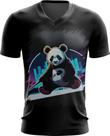 Camiseta Gola V Panda Com Roupa Estilosa 2