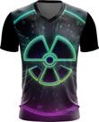 Camiseta Gola V Radiação Radioativo Radioactive Perigo 3