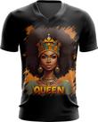 Camiseta Gola V Rainha Africana Queen Afric 12