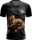 Camiseta Gola V Raposa Japonesa Kitsune Lenda 1