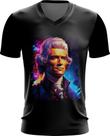 Camiseta Gola V Thomas Jefferson Presidente do EUA 2 Camiseta Gola V Thomas Jefferson Presidente do EUA 2