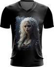 Camiseta Gola V Vampira Sangue Noturna Morcego Lenda 2 Camiseta Gola V Vampira Sangue Noturna Morcego Lenda 2