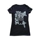 Camiseta Gótica Y2K Para Mulheres, Estilo Harajuku Shoujo, Camiseta Emo