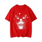 Camiseta Gráfica Engraçada De Gato Unissex, Estilo Harajuku Y2k, Camiseta De Manga Curta, Tendência