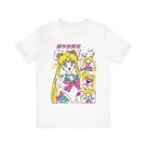 Camiseta Gráfica Retro Sailor Moon Dos Anos 90, T-Shirt De Algodão Para Verão, Moda Casual Para