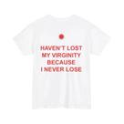 Camiseta Gráfica Unissex Casual Solta Estilo Streetwear Não Perdi Minha Virgindade Porque Nunca Camiseta Gráfica Unissex Casual Solta Estilo Streetwear Não Perdi Minha Virgindade Porque Nunca