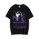 Camiseta Gráfica Unissex Do Anime Serial Experiments Lain Iwakura Manga Girl Sci Fi De Manga Curta Camiseta Gráfica Unissex Do Anime Serial Experiments Lain Iwakura Manga Girl Sci Fi De Manga Curta