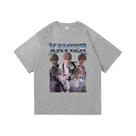 Camiseta Gráfica Vintage Estética Harajuku Feminina Unissex Moda Xavier Love And Deepspace