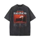 Camiseta Gráfica Vintage Lavada Com Estampa Bad Omens Para Homens E Mulheres, Estilo Hip Hop