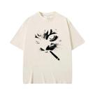 Camiseta Gráfica Vintage Oversized Para Homens E Mulheres Com Estampa De Gato Engraçada, Presente