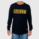 Camiseta Grizzly Manga Longa Two Faced S/S Preto