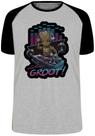Camiseta Groot DJ Blusa Plus Size extra grande adulto ou infantil Camiseta Groot DJ Blusa Plus Size extra grande adulto ou infantil