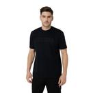 Camiseta GUESS Alphy de Manga Curta Algodão Orgânico Preta G