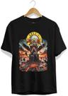 Camiseta Guns and Roses - Estampa Rock Clássico Unissex
