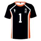 Camiseta Haikyuus, streetwear, moda, manga curta, manga curta, anime S