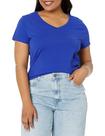 Camiseta Hanes X-Temp com decote em V Deep Royal XL
