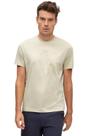 Camiseta Hangar 33 Em Malha Cotton Estampada Bege